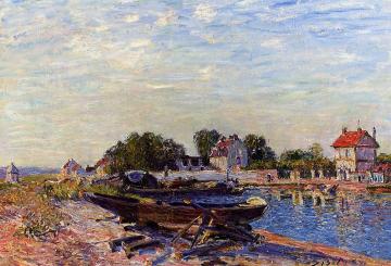 The Loing at Saint-Mammes Artwork by Alfred Sisley