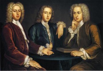 Daniel, Peter, And Andrew Oliver Artwork by John Smibert
