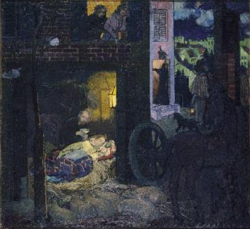 Nativity Artwork by Maurice Denis