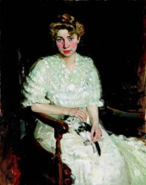 Retrato De Mujer Artwork by Fernando Alvarez Sotomayor