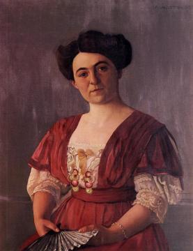 Portrait Of Madame Hasen Artwork by Felix Vallotton