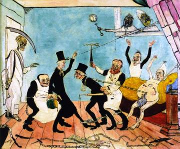 The Bad Doctors Artwork by James Ensor