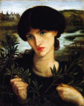 Water Willow Artwork by Dante Gabriel Rossetti