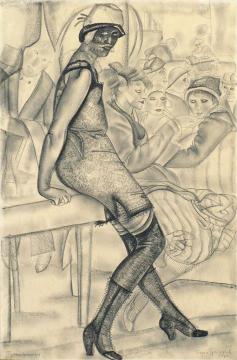 Sapho Artwork by Boris Grigoriev