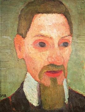 Portrait of  Rainer Maria Rilke Artwork by Paula Modersohn-Becker