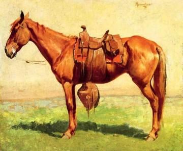 Cow Pony Artwork by Frederic Remington