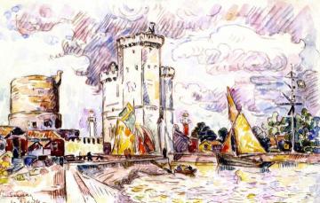 La Rochelle Artwork by Paul Signac