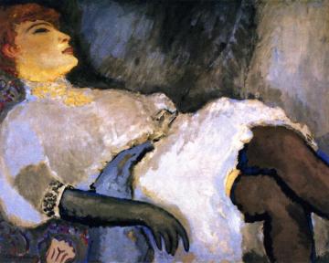 Lady In Black Gloves Artwork by Kees Van Dongen