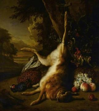 Dead Game And Fruit Artwork by Jan Weenix