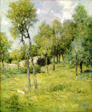 Midsummer Landscape Artwork by Julian Alden Weir