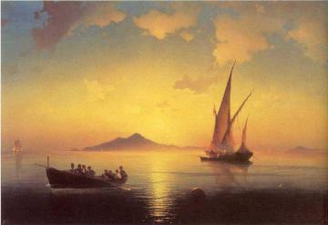 The Bay of Naples Artwork by Ivan Constantinovich Aivazovsky