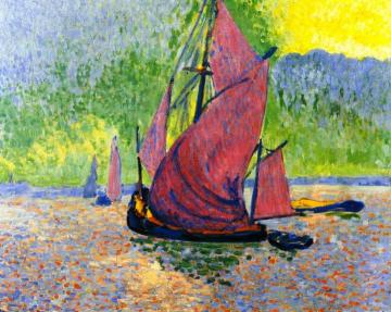 Red Sails Artwork by Andre Derain