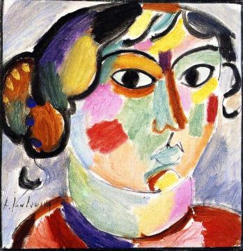 Woman from St. Prex Artwork by Alexej Jawlensky