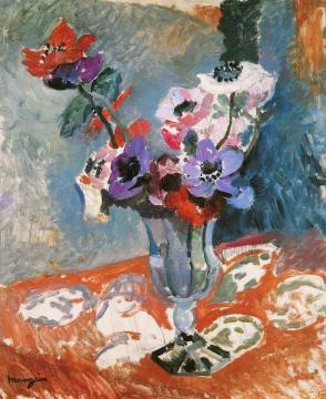 Anemones Artwork by Henri Manguin