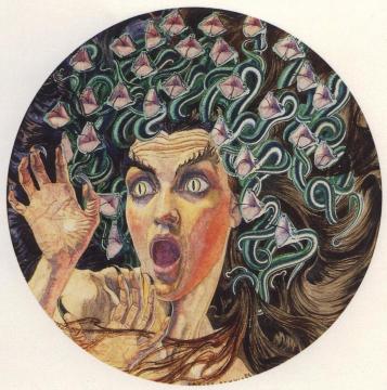 Medusa Artwork by Carlos Schwabe