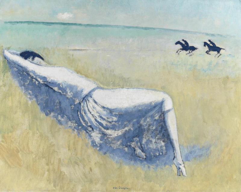 Reclining Woman, 1924 Artwork by Kees Van Dongen