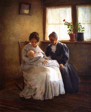 First Born Artwork by George Van Millett