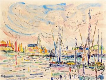 Croix-de-Vie Artwork by Paul Signac