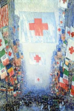 Celebration Day Artwork by Frederick Childe Hassam