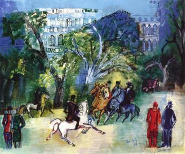 Bois De Boulogne Artwork by Jean Dufy
