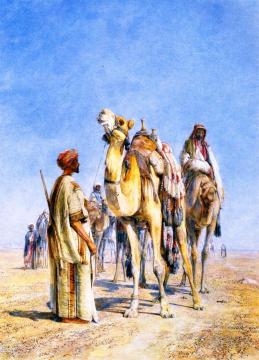 Halt In The Desert Artwork by John Frederick Lewis