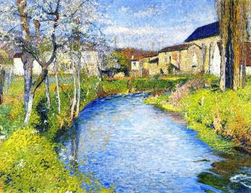 La Vert a Labastide du Vert au Printemps Artwork by Henri Martin