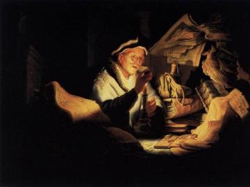 The Rich Man From The Parable Artwork by Rembrandt van Rijn