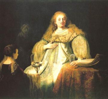 Artemisia Artwork by Rembrandt van Rijn