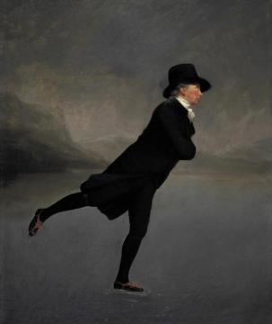 Skating On Duddingston Loch Artwork by Henry Raeburn