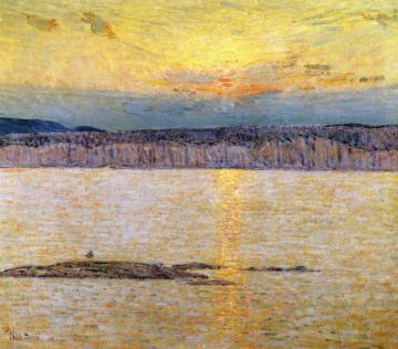 Sunset: Ironbound, Mr. Desert, Main Artwork by Frederick Childe Hassam