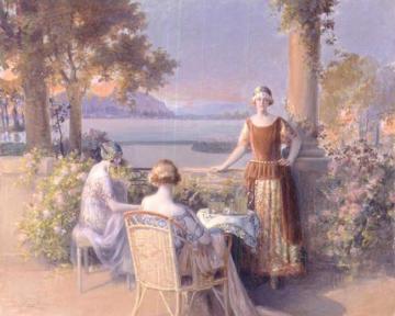 Sipping Lemonade By The Lake Artwork by Delphin Enjolras