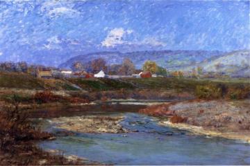November Morning Artwork by Theodore Clement Steele