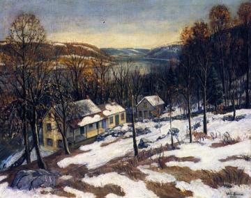 First Snow, Point Pleasant, Pa. Artwork by Walter Emerson Baum