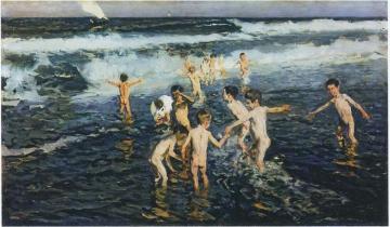 Sad Inheritance - Study Artwork by Joaquin Sorolla y Bastida