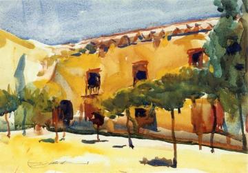 Court Of The Oranges, Sevilla Artwork by Charles W. Hawthorne