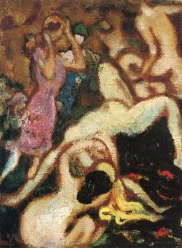 Composition, Woman In A Pink Tunic Artwork by Louis Valtat