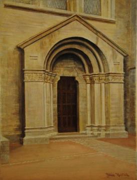 Cathedral's northern portal Artwork by Johan Krouthén