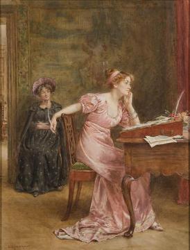 The Response Artwork by George Goodwin Kilburne