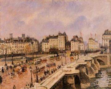 The Pont-Neuf Artwork by Camille Pissarro