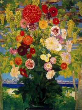Dahlias, 1947 Artwork by Hermen Anglada Camarasa