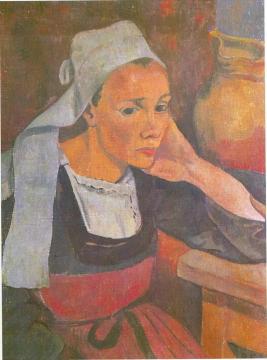 Portrait de Marie Lagadu Artwork by Paul Serusier