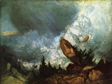 The Fall of an Avalanche in the Grisons Artwork by Joseph Mallord William Turner