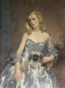 An Elegant Lady Artwork by Walter Ernest Webster