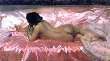 Nude Woman Artwork by Joaquin Sorolla y Bastida
