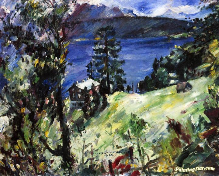 Walchensee Landscape Artwork by Lovis Corinth
