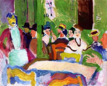 At The Café Artwork by Raoul Dufy