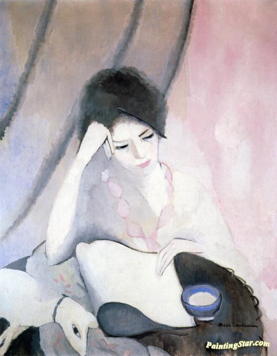 The Reader Artwork by Marie Laurencin