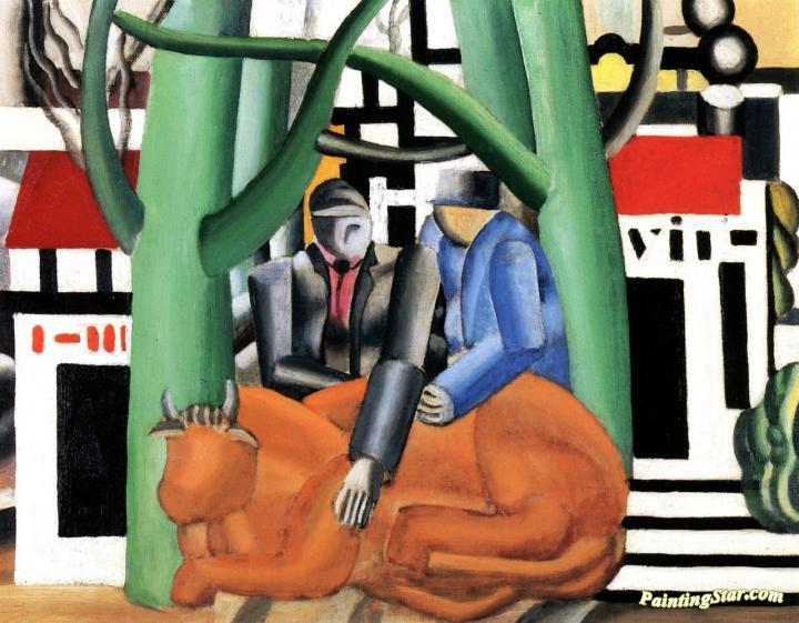 Live Landscape Artwork by Fernand Léger