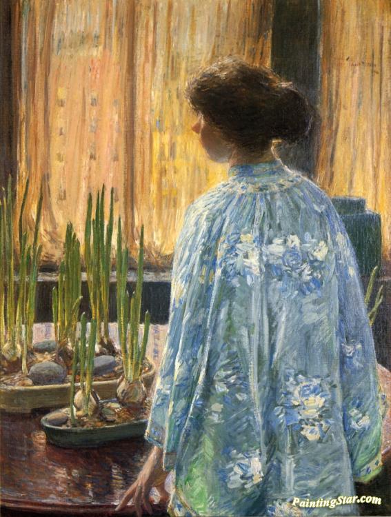 The Table Garden Artwork by Frederick Childe Hassam