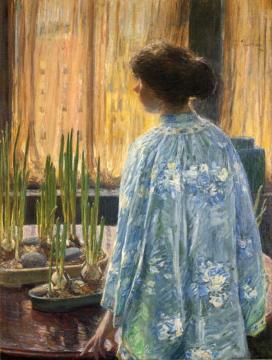 The Table Garden Artwork by Frederick Childe Hassam